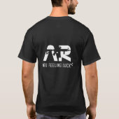 AR-15 Ar幸運な感じることか。 Tシャツ (裏面)