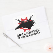AR-15 Owners of North Carolina Squareステッカー スクエアシール (封筒)