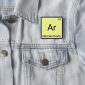 Ar - Alternate Reality おもしろい Chemistry Element Tee 缶バッジ (インサイチュ)