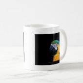 Araのararauna -青および黄色いコンゴウインコ01 コーヒーマグカップ (正面右)