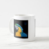 Araのararauna -青および黄色いコンゴウインコ01 コーヒーマグカップ (正面左)