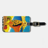 ARAヴィンテージラゲッジタグ – 非常にフランスのARAアーティスト ラゲッジタグ (正面横)