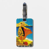 ARAヴィンテージラゲッジタグ – 非常にフランスのARAアーティスト ラゲッジタグ (裏面縦)