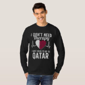 Arab Flag I Qatar Flag I Vacation  I Qatar Tシャツ (正面フル)