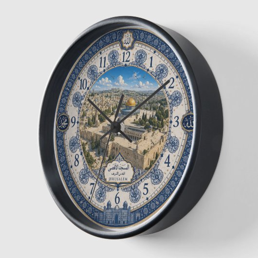 Arab Traditional ornamental Designer quartz clock 壁時計 (傾斜)