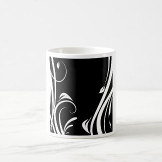 Arabesco em preto e branco コーヒーマグカップ