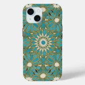 arabesque turquoise Case-Mate iPhoneケース (裏面)