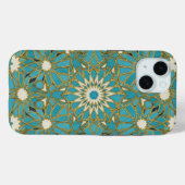 arabesque turquoise Case-Mate iPhoneケース (裏面 (横))