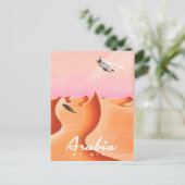 Arabia By Air Travelポスター ポストカード (スタンド正面)
