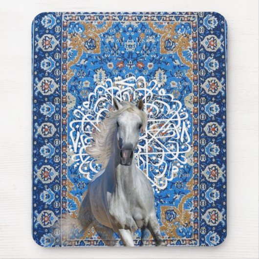 Arabian calligraphy horse マウスパッド (正面)
