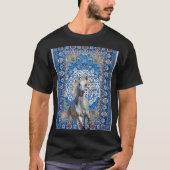 Arabian calligraphy horse tシャツ (正面)