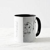 "Arabian Horse" by Adelia Audi マグカップ (正面右)