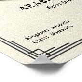 Arabian Horse Zoology Series ポスター (角)