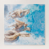 ARABIAN HORSES WINTER TAILS ジグソーパズル (横)