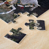 Arabian Nights Knight Prince on White Horse ジグソーパズル (側面)