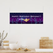 Arabian Nights Moroccan Birthday Party Banner ポスター (キッチン)