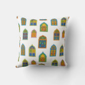 Arabian Stained Glass Windows Pattern クッション (裏面)