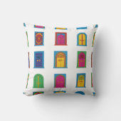 Arabian Stained Glass Windows Pattern クッション (正面)