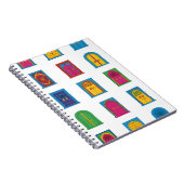 Arabian Stained Glass Windows Pattern ノートブック (右側)