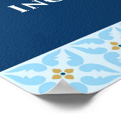 Arabic Calligraphy Rabbi Zidni ilma Wall art ポスター (角)