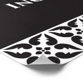 Arabic Calligraphy Rabbi Zidni ilma Wall art ポスター (角)