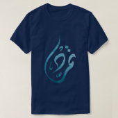 Arabic calligraphy revolution and rebellion tシャツ (デザイン正面)