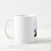 Arabic Calligraphy Sabr Patience - Zen Lotus Flowe コーヒーマグカップ (左)