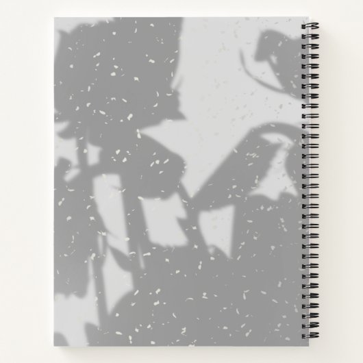 Arabic Calligraphy Spiral Notebook ノートブック (裏面)