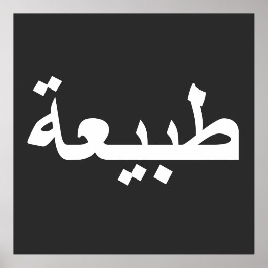arabic calligraphy writing text arab lettering ポスター (正面)
