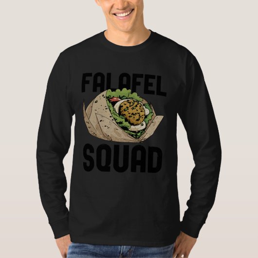 Arabic Food Kebap Falafel Hummus Levantine Cuisine Tシャツ (正面)