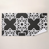 Arabic geometric pattern. Art decor. Islam. Flower バスタオル (バスタオル)