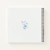 Arabic Quote Butterfly Notebook ノートブック (裏面)