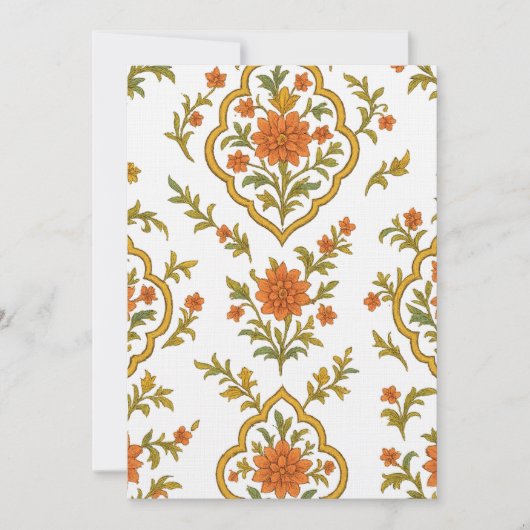 arabic style 招待状 (正面)