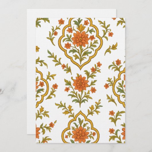 arabic style 招待状 (正面/裏面)