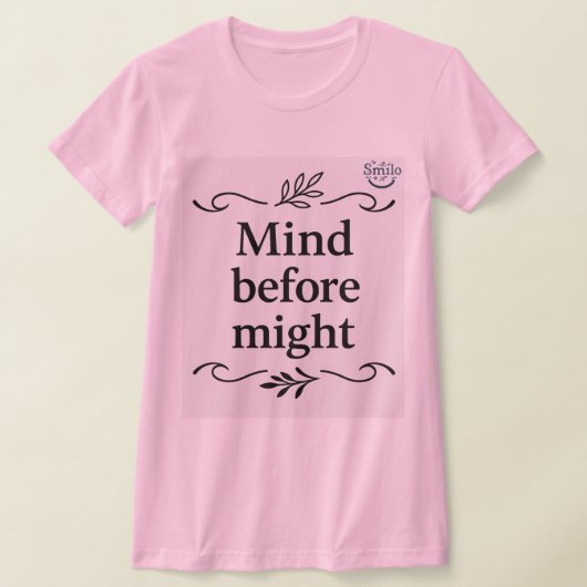 Arabic Wisdom Tee-Mind before might 'Women's' Tシャツ (レイダウン)