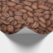 Arabicaのコーヒー豆が付いている包装紙 ラッピングペーパー (角)