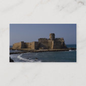 Aragoneseの城、カラブリア、イタリア 名刺 (裏面)