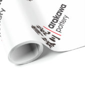 Arakawa陶器の単語のロゴの包装紙 ラッピングペーパー (ロールコーナー)