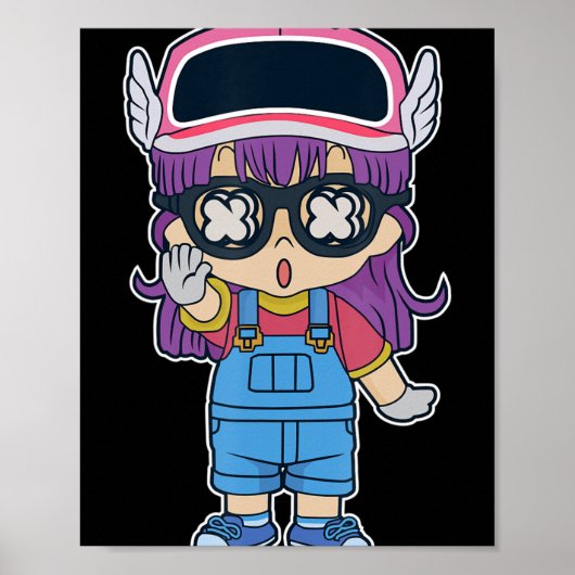 Arale Norimaki Dr.スランプマンガアニメ愛好家 ポスター (正面)