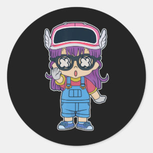 Arale Norimaki Dr.スランプマンガアニメ愛好家 ラウンドシール