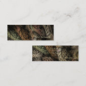 Aranのフラクタルのプロフィールカード スキニー名刺 (正面/裏面)