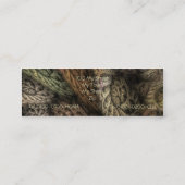 Aranのフラクタルのプロフィールカード スキニー名刺 (裏面)