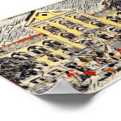 Arandjelovac、セルビア、レトロヴィンテージ ポスター (角)