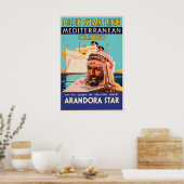 Arandora Star Cruise Ship Poster Vintage ポスター (キッチン)