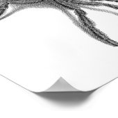 Aranea Avicularia、黒キューバスパイダー ポスター (角)