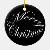 Araneusの球体の織工のくものクリスマスのオーナメント セラミックオーナメント (裏面)