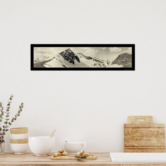 Araphoe Peaks CO写真1921 ポスター (キッチン)