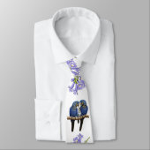 Arara azul e jacarandá ネクタイ (タイ)