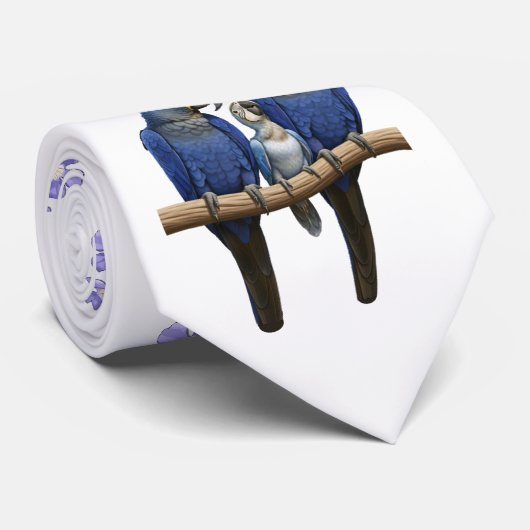 Arara azul e jacarandá ネクタイ (ロール)