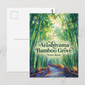 Arashiyama Bamboo Grove Japan ポストカード (正面/裏面)